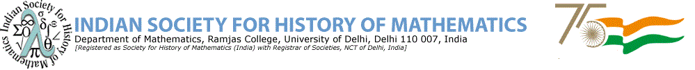 Indian Society for History of Mathematics
